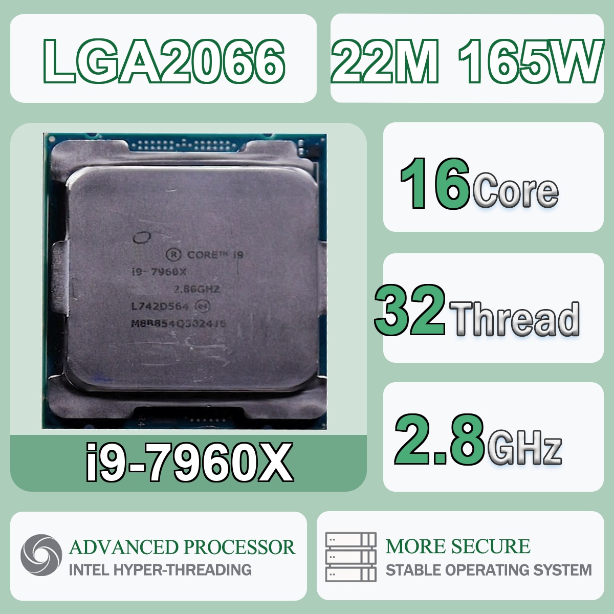 인텔 코어 i9-7960X 16코어 32스레드 2.8G - Intel Cpu Core I9 리뷰 및 가격